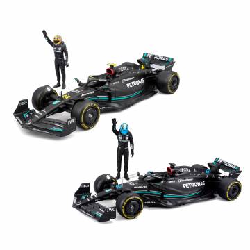 Автомодель Bburago Racе Mercedes-AMG F1 W14 E Performance з фігуркою в асортименті (18-28037)