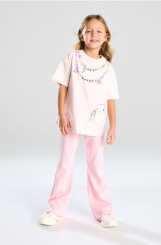 Kokvilnas komplekts: T-krekls un bikses Gabby’s Dollhouse - різнобарвний