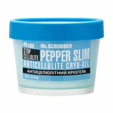 Антицеллюлитный крио-гель для тела Mr.Scrubber Stop Cellulite Pepper Slim Anticellulite Cryo-Gel, 100 г Антицеллюлитный крио-гель для тела Mr.Scrubber Stop Cellulite Pepper Slim Anticellulite Cryo-Gel, 100 г