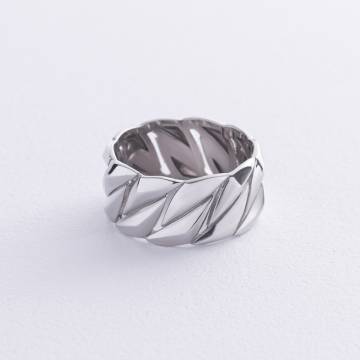 Широкое кольцо "Odette" в серебре 7100 Широкое кольцо "Odette" в серебре 7100