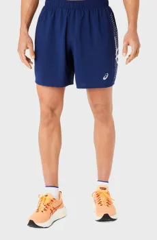 Мужские синие шорты ICON SHORT Синий S Asics 2011C730-404