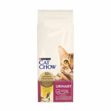 Сухой корм для взрослых кошек Cat Chow Urinary Tract Health для поддержания здоровья мочевыводящей системы, с курицей, 15 кг Сухой корм для взрослых кошек Cat Chow Urinary Tract Health для поддержания здоровья мочевыводящей системы, с курицей, 15 кг