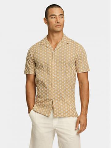 Lindbergh Сорочка 30-203569 Бежевий Relaxed Fit Lindbergh Сорочка 30-203569 Бежевий Relaxed Fit