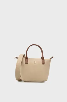 Женская бежевая сумка POPETTE Бежевый ONESIZE Tommy Hilfiger AW0AW17709
