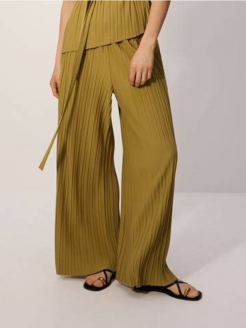 Reserved - LADIES` TROUSERS - світло-оливковий - YU028-81X Reserved - LADIES` TROUSERS - світло-оливковий - YU028-81X