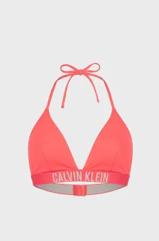 Женский красный лиф от купальника HALTER Красный L Calvin Klein LV00Q61222