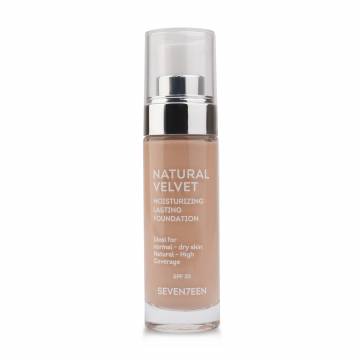 Стойкий тональный крем Seventeen Natural Velvet Long Lasting Matte Foundation SPF 20, 07 Latte, 30 мл Стойкий тональный крем Seventeen Natural Velvet Long Lasting Matte Foundation SPF 20, 07 Latte, 30 мл
