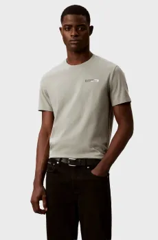 Мужская мятная футболка SUPIMA LOGO PATCH Ментоловый L Calvin Klein LV04LG810G