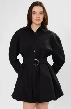 Женское черное платье Черный 36 HUGO 50553554;001