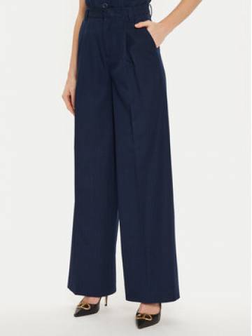 TWINSET Штани з тканини 242TP2151 Cиній Wide Leg TWINSET Штани з тканини 242TP2151 Cиній Wide Leg