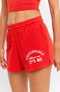 Женские красные шорты Красный 38 Tally Weijl SSHCOPATTOS2