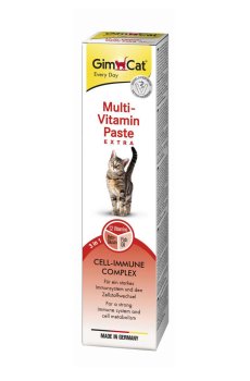 Мультивитаминная паста для кошек GimCat Multi-Vitamin Paste Extra для улучшения иммунитета, 200 г