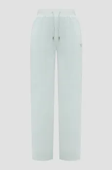 Женские мятные велюровые спортивные брюки Ментоловый XS Guess V3BB26.K0232;G8GA