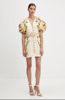 Льняное платье Farm Rio