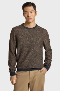 Мужской темно-коричневый джемпер Коричневый L Camel Active 409500-6K07-67