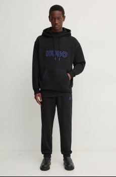 Хлопковые спортивные штаны Hugo Blue Nompio