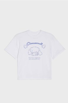 Бавовняна футболка Cinnamoroll - білий