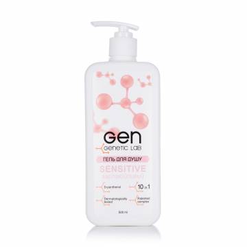Крем-гель для душа GEN 96 genetic lab Sensetive, для чувствительной кожи, 500 мл Крем-гель для душа GEN 96 genetic lab Sensetive, для чувствительной кожи, 500 мл