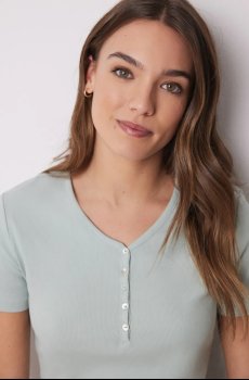 Хлопковая пижамная футболка womensecret