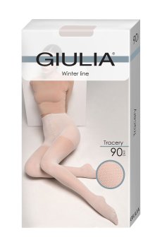 Колготки женские Giulia Tracery с шортиками, 90 DEN, Moonlight, размер 3