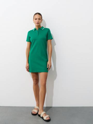Mohito - Сукня міні з короткими рукавами - зелений - M