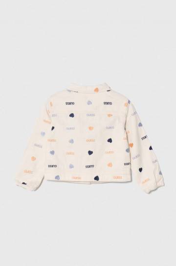 Детская джинсовая куртка Guess цвет бежевый
