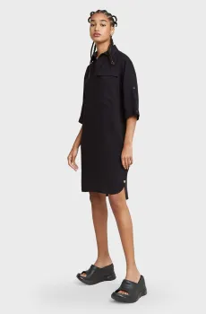 Женское черное платье Shirt Черный M G-Star RAW D26022,D714