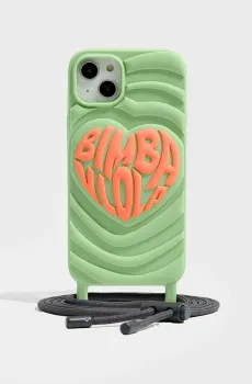 Женский зеленый чехол для телефона iPhone 14 Plus Зеленый ONESIZE Bimba Y Lola 241BAFT02.20516