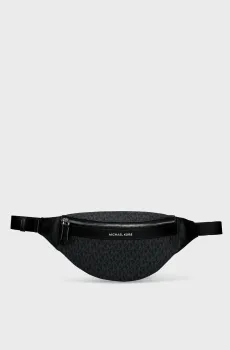 Мужская черная поясная сумка с узором GREYSON SM HIP BAG Черный ONESIZE Michael Kors 33S0LGYC1B