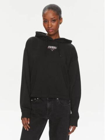 Tommy Jeans Світшот Essential Logo DW0DW17797 Чорний Relaxed Fit Tommy Jeans Світшот Essential Logo DW0DW17797 Чорний Relaxed Fit