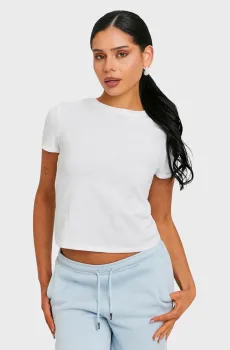 Женская белая футболка Белый S Tally Weijl STSCOPERLA