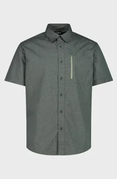 Мужская зеленая рубашка с узором Зеленый 46 CMP 33S5757-33ER