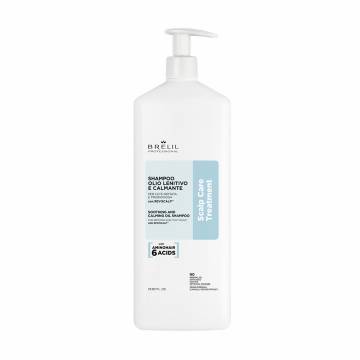 Успокаивающий шампунь-масло для волос Brelil Scalp Care Treatment Soothing Shampoo Oil, 1 л Успокаивающий шампунь-масло для волос Brelil Scalp Care Treatment Soothing Shampoo Oil, 1 л