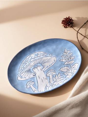 Блюдо - блакитний Блюдо - блакитний