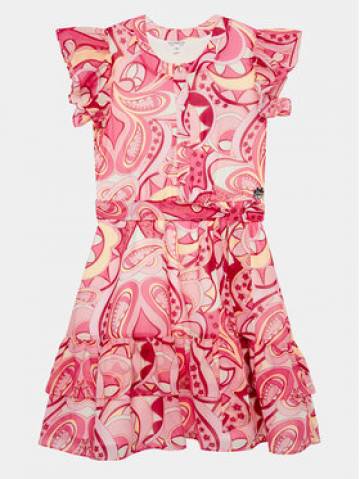 Guess Повсякденна сукня J4GK09 WA2T0 Рожевий Regular Fit Guess Повсякденна сукня J4GK09 WA2T0 Рожевий Regular Fit