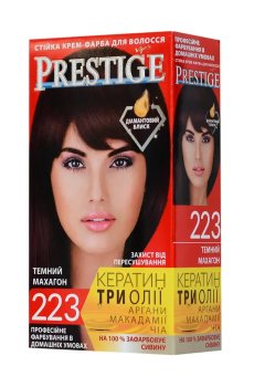 Уценка! Стойкая крем-краска для волос Vips Prestige 223 Темный махагон, 100 мл