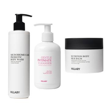 Набір для живлення шкіри тіла та дбайливого очищення Hillary Body Nourishment & Gentle Cleansing Set Набір для живлення шкіри тіла та дбайливого очищення Hillary Body Nourishment & Gentle Cleansing Set