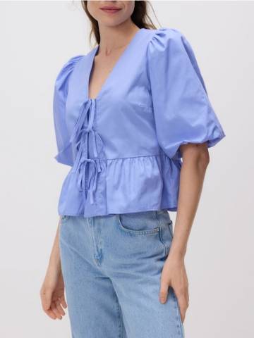 Reserved - LADIES` BLOUSE - синій - YE341-55X Reserved - LADIES` BLOUSE - синій - YE341-55X