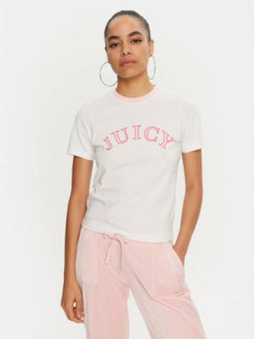 Juicy Couture Футболка College Gf JCSCT224414 Білий Regular Fit Juicy Couture Футболка College Gf JCSCT224414 Білий Regular Fit