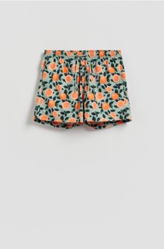Reserved - Пляжні шорти з візерунком - помаранчевий - 112FB-22X