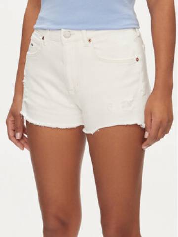 Tommy Jeans Джинсові шорти DW0DW17643 Білий Regular Fit Tommy Jeans Джинсові шорти DW0DW17643 Білий Regular Fit