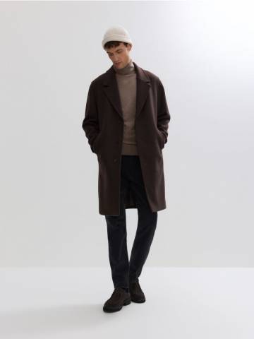 Reserved - Пальто з додаванням вовни - коричневий - 432GQ-88X Reserved - Пальто з додаванням вовни - коричневий - 432GQ-88X