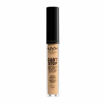 Консилер для лица NYX Professional Makeup Cant Stop Wont Stop Contour Concealer, 08 True Beige, 3.5 мл Консилер для лица NYX Professional Makeup Cant Stop Wont Stop Contour Concealer, 08 True Beige, 3.5 мл