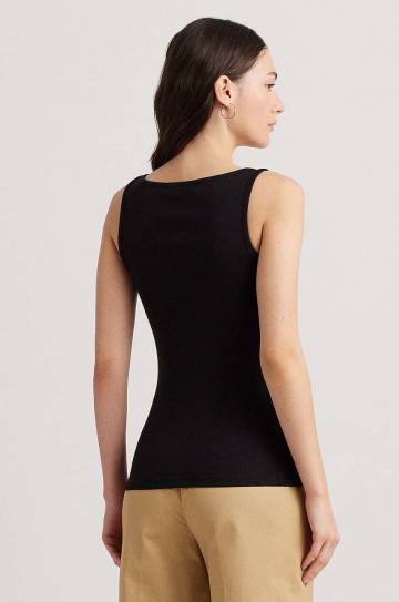 Топ Lauren Ralph Lauren женский цвет чёрный Топ Lauren Ralph Lauren женский цвет чёрный