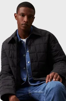 Мужская черная куртка QUILTED JACKET Черный XL Calvin Klein Jeans J30J325587