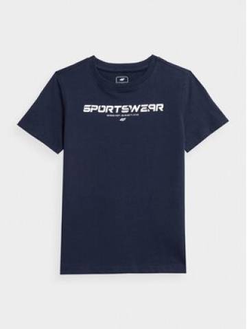 4F Футболка 4FJAW23TTSHM0797 Cиній Regular Fit 4F Футболка 4FJAW23TTSHM0797 Cиній Regular Fit