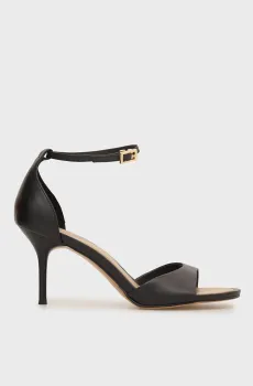 Женские черные кожаные босоножки Lumina Черный 37 PRPY PRSLT1291W