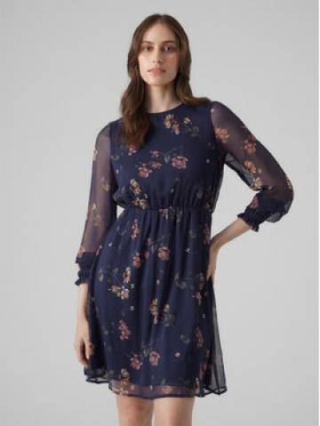 Vero Moda Повсякденна сукня Milla 10244553 Cиній Regular Fit Vero Moda Повсякденна сукня Milla 10244553 Cиній Regular Fit