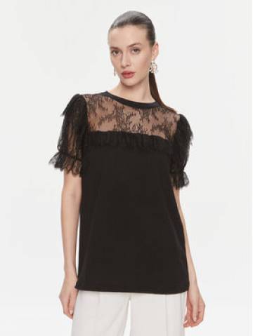 TWINSET Блузка 241TP2217 Чорний Regular Fit TWINSET Блузка 241TP2217 Чорний Regular Fit