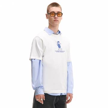 Cropp - Футболка з принтом - кремовий Cropp - Футболка з принтом - кремовий
